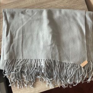 Nordstrom grey light cashmere pashmina